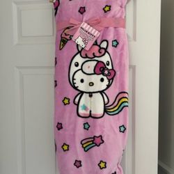Hello Kitty, Unicorn Blanket 