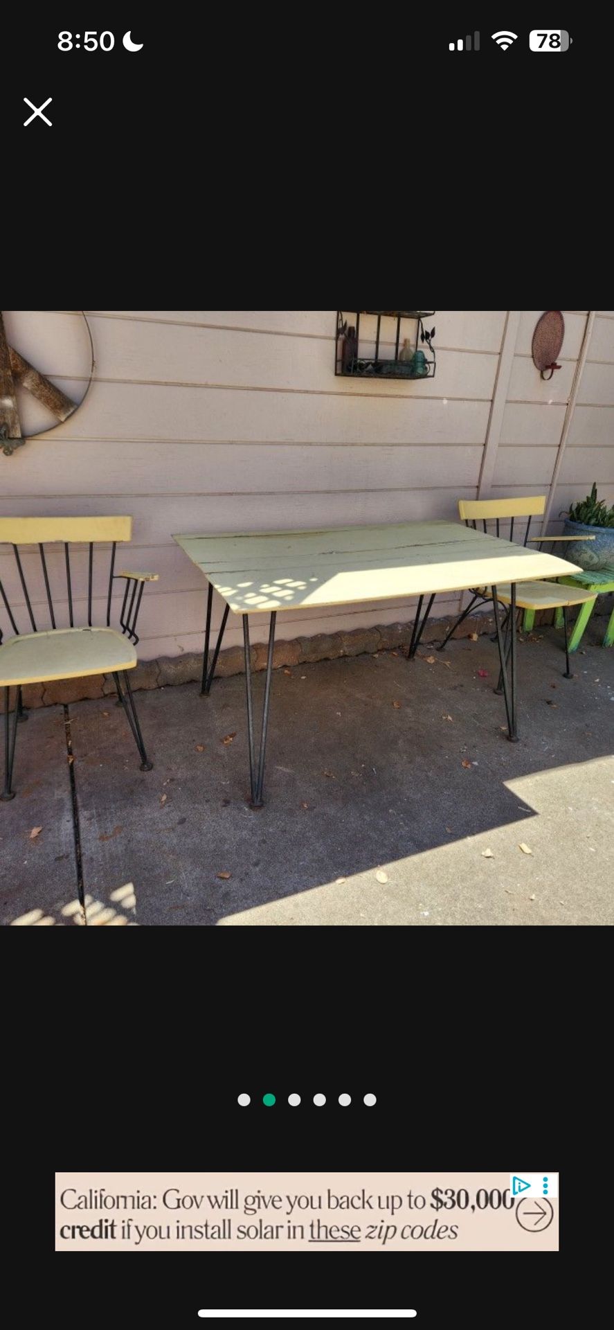 Free Patio Set