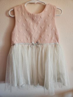 Heart Pink Dress 4T