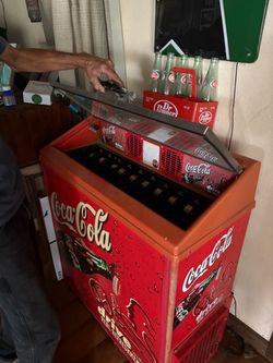Vintage Coca-Cola Chest Cooler Vending Machine