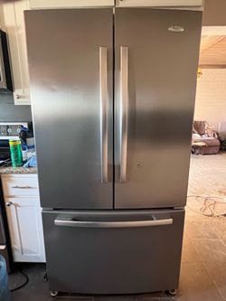 4 Piece Whirlpool Stainless Steel Appliance Set (DELIVERY AVAILABLE)
