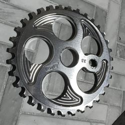 GT Overdrive Sprocket Silver 33 Teeth