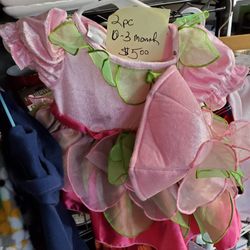 Dress W Hat 0 To 3 Month