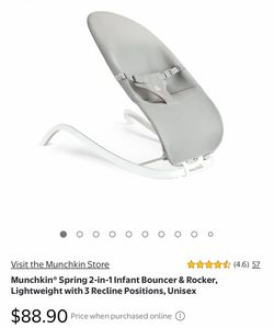 Baby bouncer and rocker munchkin brand
