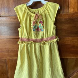 2T Oshkosh Yellow Dress 