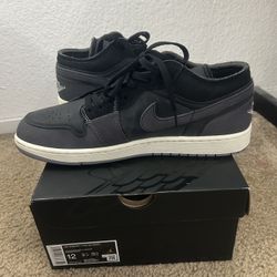 Jordan 1 Low Craft Inside Out Black 