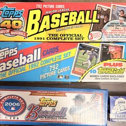 4 Complete Set Baseball Card 88-91-92-06