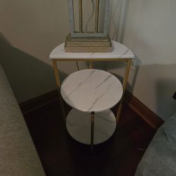 Coffee Table & 2 Side Table and 2 Tier sofa side narrow entry way table