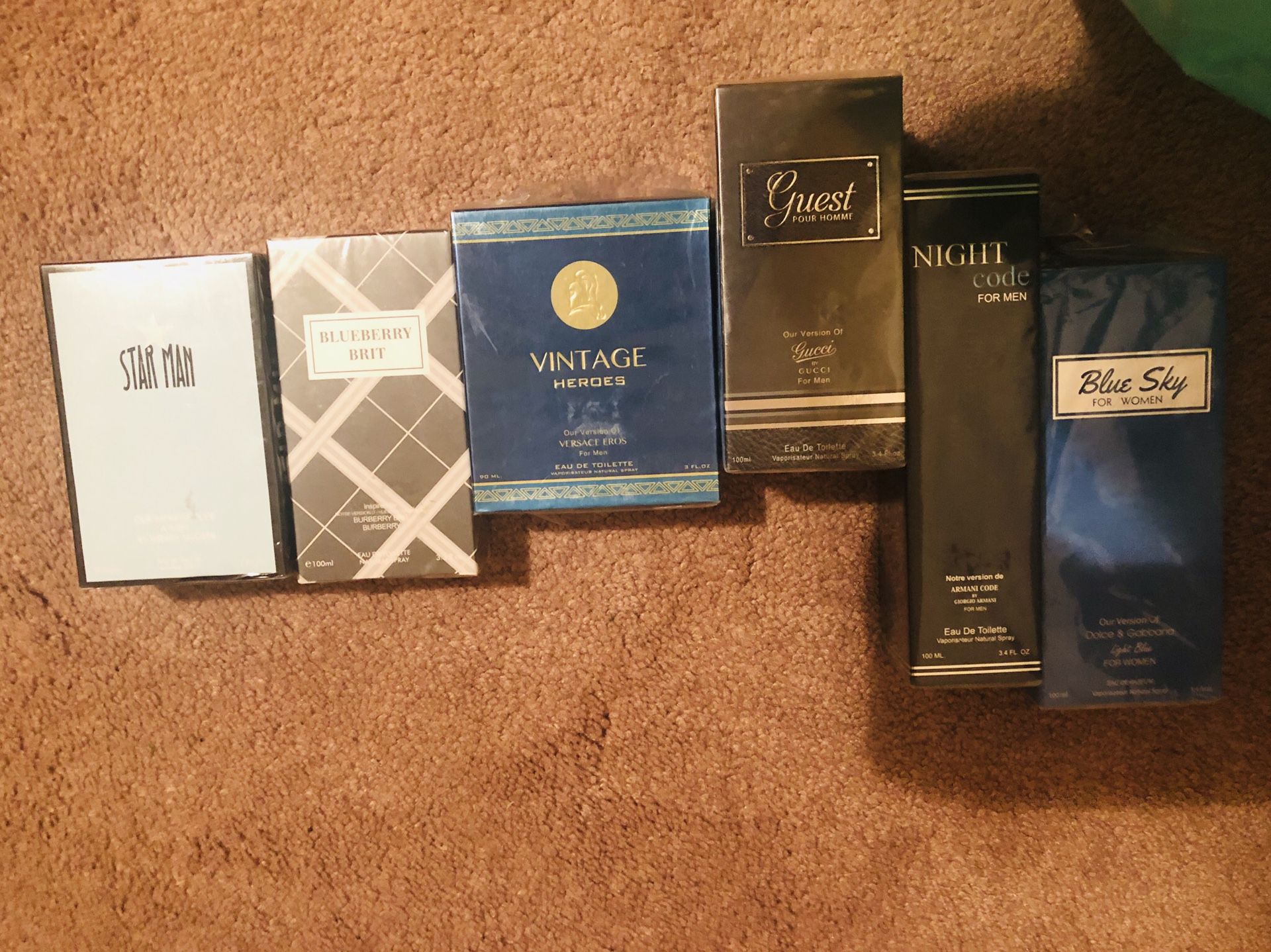 Colognes and perfume gifts present lot