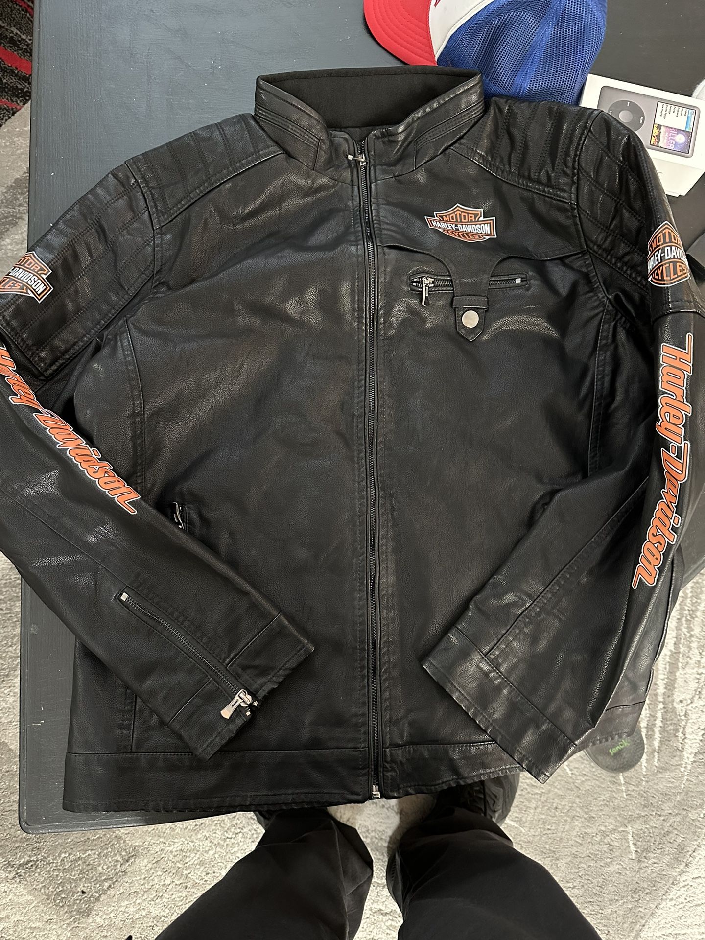 XL Leather Harley Davidson Jacket