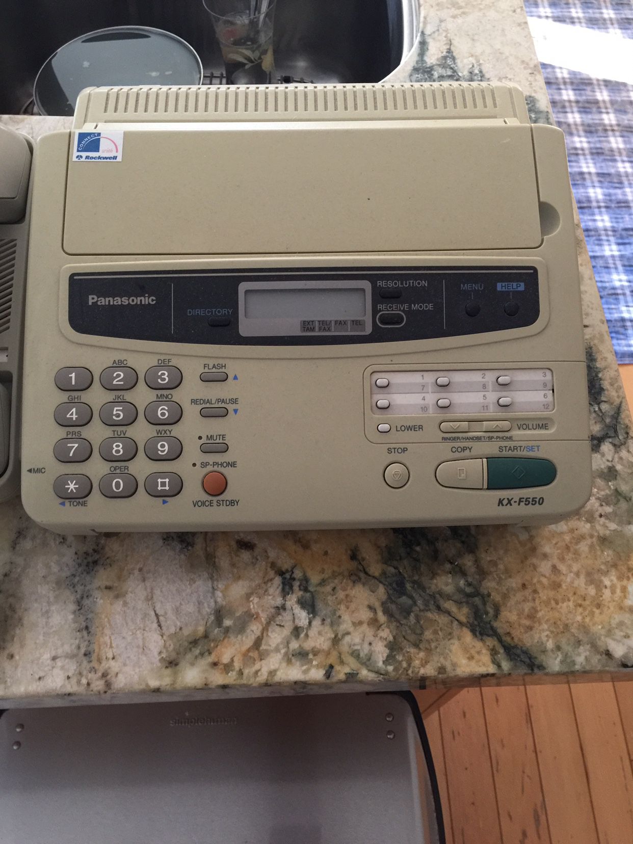 Gluren optillen redden Panasonic KX F550 fax machine works for Sale in Chino Hills, CA - OfferUp