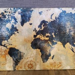 World Map Canvas Print