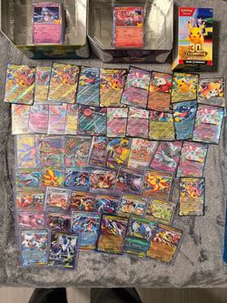 Pokémon Card Lot with Tins ⭐️