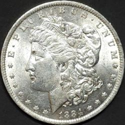 1884-O Morgan Silver Dollar coin