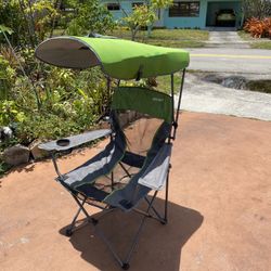 Foldable Beach Chair With Canope