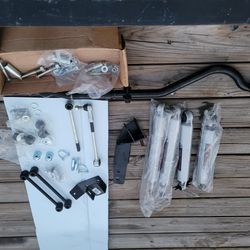 4" TJ springs and track bar