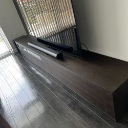 TV Unit (2) with large Storage. Ready For pick up - Special Price. Need To empty Storage