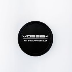 Vossen Hybrid Forged Center Cap Satin Black With Silver Lettering OD 74mm