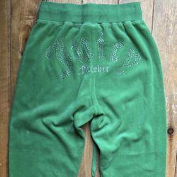 Juicy Couture X Forever 21 Green sweatpants, Size Xs/S