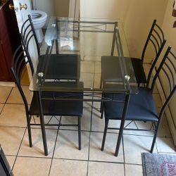 Glass Dining Table 