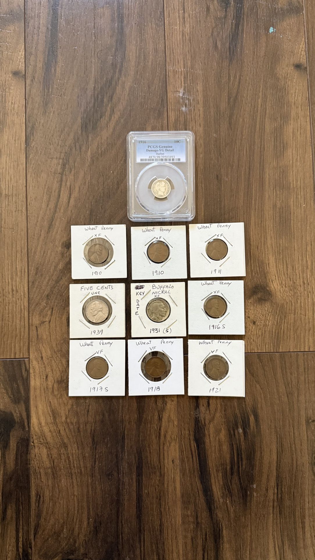 Lot 10 American Coins Collection