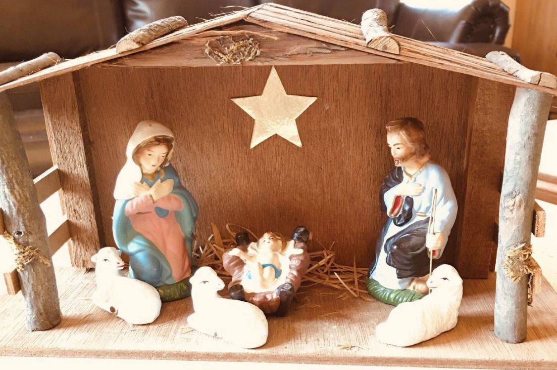 Vintage Christmas Nativity 