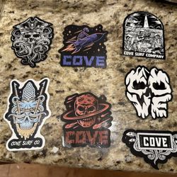 10 Cove Stickers 