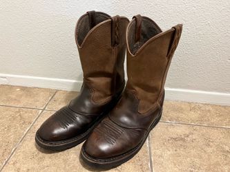 Cabela's Men's Leather Western Work Boots 9D
