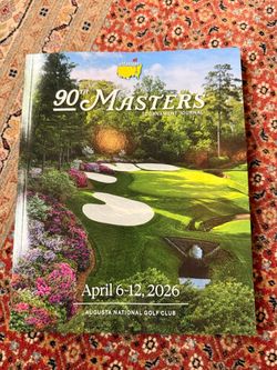 90th Masters Tournament Journal 2026