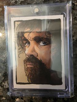 Game of Thrones Tyrion Lannister Sketch Art Card