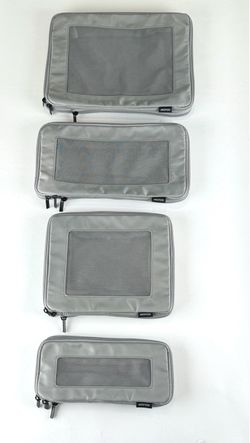 Monos Compressible Packing Cubes Set of Four Grey