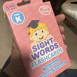 Sight Words Flash cards 