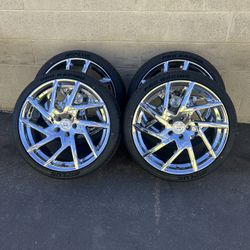 5x114.3 20in Lexani Wheels & Tires (245/35/20) 