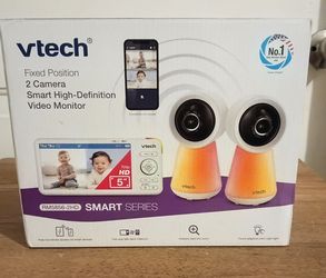 Brand new VTech Smart Series fixed-position two-camera video monitor, model RM5856-2HD