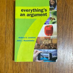 Paperback Of ‘Everything’s An Argument’
