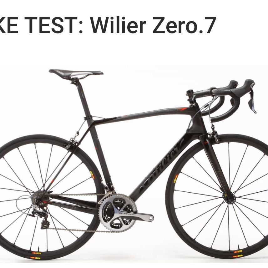 Wilier Triestina Zero 7 Carbon Pro Road Race Bike, Size 55.5 cm / XL, Dura Ace
