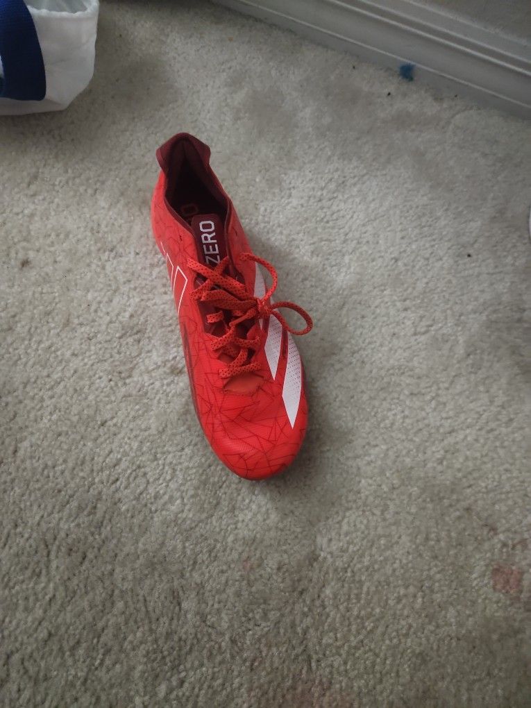 Adidas Soccer/AmericanFootball Cleats Orange Men Size 9.5 US