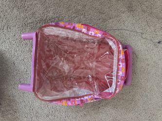 Girls’ Toy Roll-Around Backpack/Suitcase with Zipper