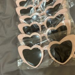 Pink Heart Sunglasses 6 