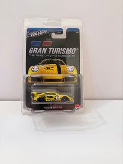 Hot Wheels Gran Turismo Porsche 911 GT3 RS – Yellow – 3/5 – New Sealed w/ Protective Case
