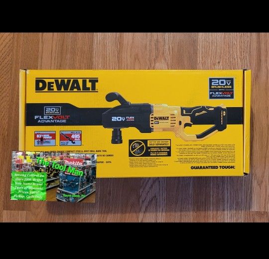 New Dewalt XR 20v/60v Stud and Joist Drill $190 Firm Pickup Only