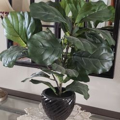 Faux Fiddle Leaf Table Top 20 Inches Tall