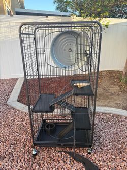 Large Multi-Level Small Animal Cage