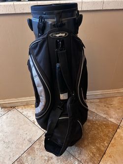 Bag Boy Wheeled 5 Slot Carbon fiber hard shell Cart Golf Bag removable pockets