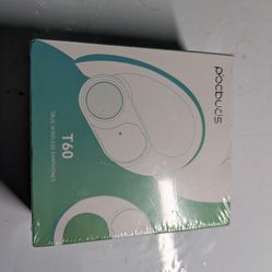 Brand New Sealed  Pocbuds T60 True Wireless Earphones Bluetooth Wireless Over Ear Black
