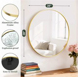 20” Round Mirror