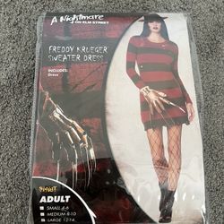 freddy krueger fancy dress ladies A Nightmare On Elm Street Freddy Krueger Womens Costume Fancy Dress –  Kingdom Fancy Dress main image 0