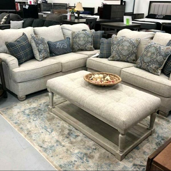 Traemore Linen Living Room Set $39 DOWN Payment Only 100 ...