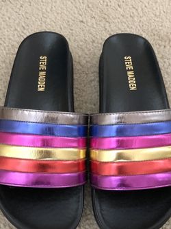 Steve Madden Slides Girls Size 2