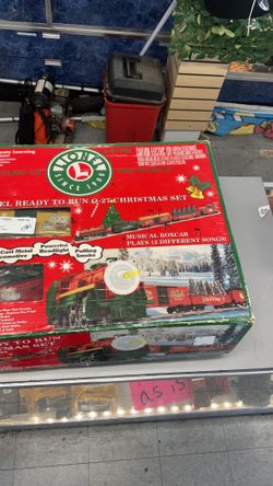 Lionel Christmas train set